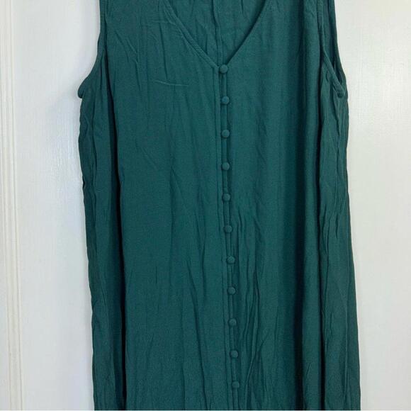 Madewell Heather Button  Front Dress- Medium - Picture 5 of 6